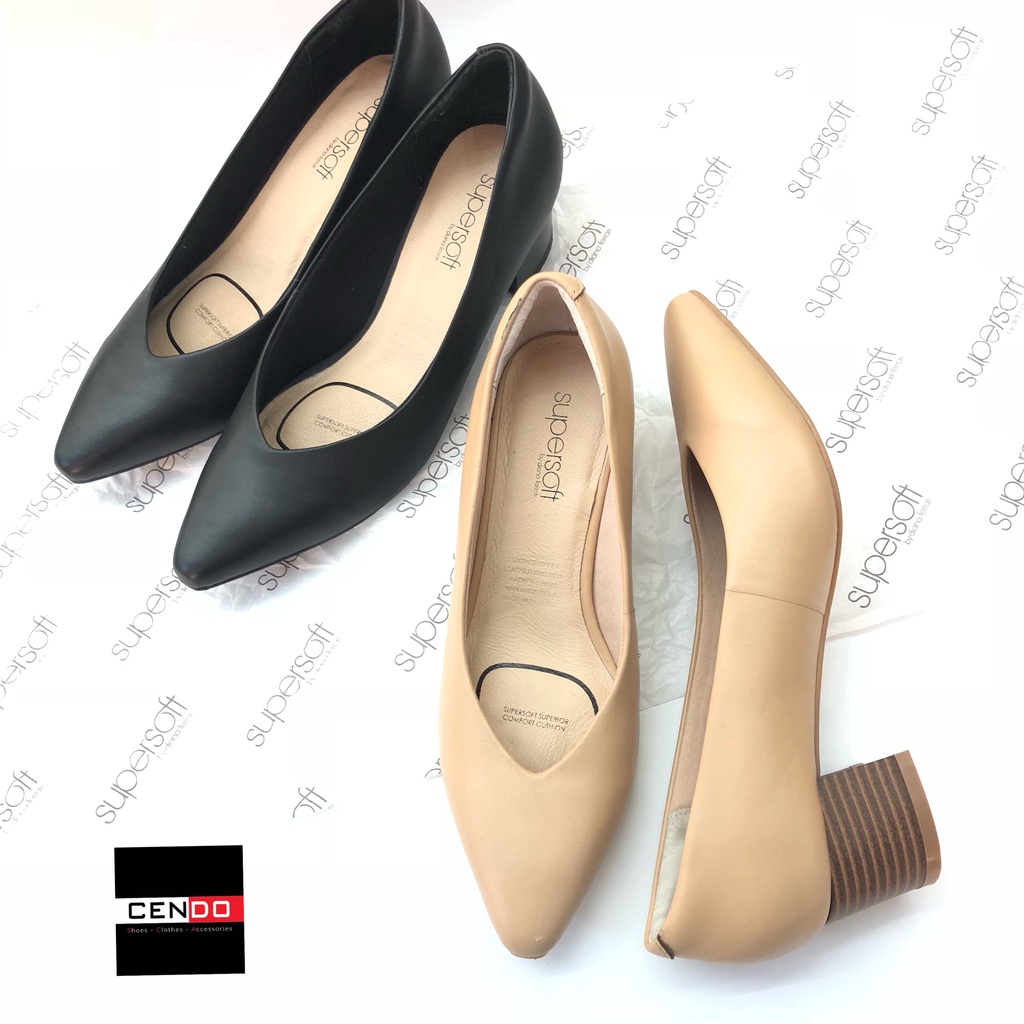 Giày mũi V gót 3cm SuperSoft