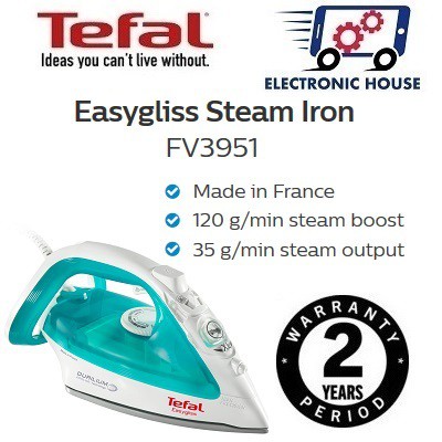 Bàn ủi hơi nước Tefal FV3951 2400W Hàng chính hãng