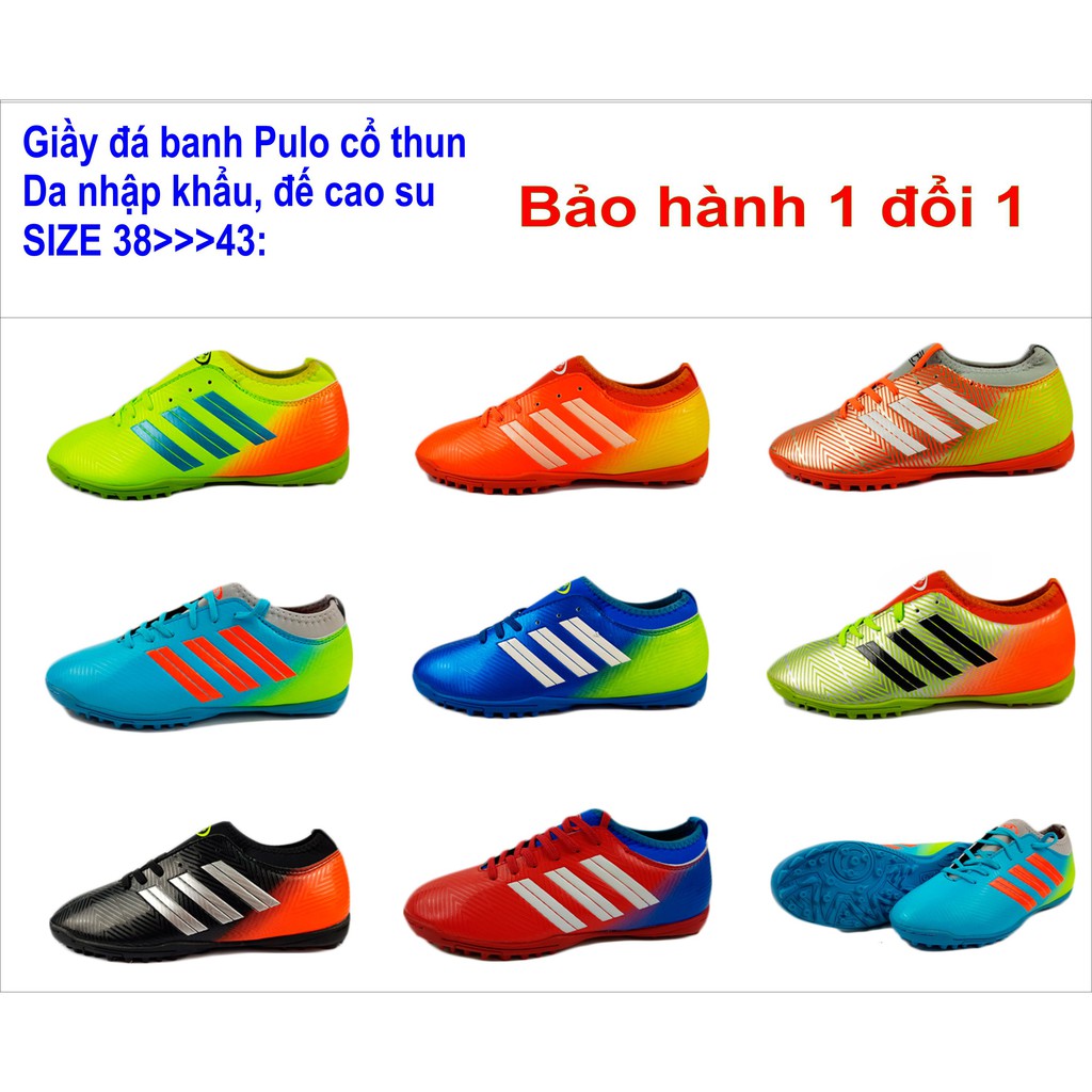 GIÀY ĐÁ BÓNG SÂN CỎ NHÂN TẠO CỔ THUN PL 2020