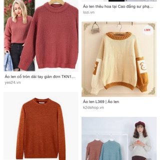 Combo áo len Hạt Tiêu