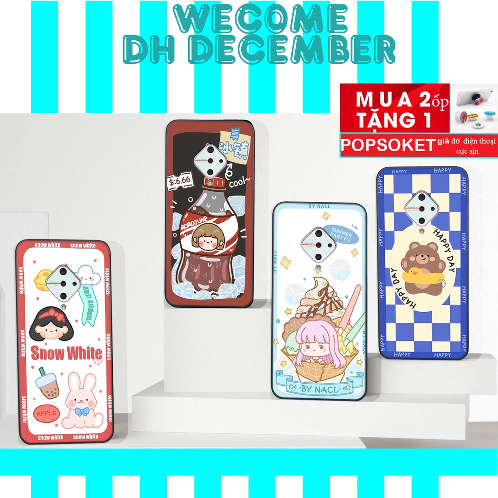 Ốp lưng Vivo S1 PRO  in hình 3D gấu mới nhất - sang - chảnh - ĐẸP- BỀN