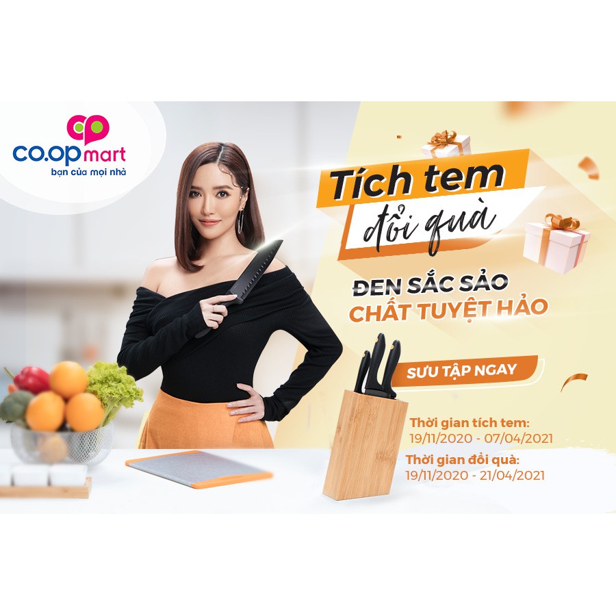 10 Tem Đổi Quà Siêu Thị CoopMart Bộ Dao Kéo Siêu Hot Năm 2020