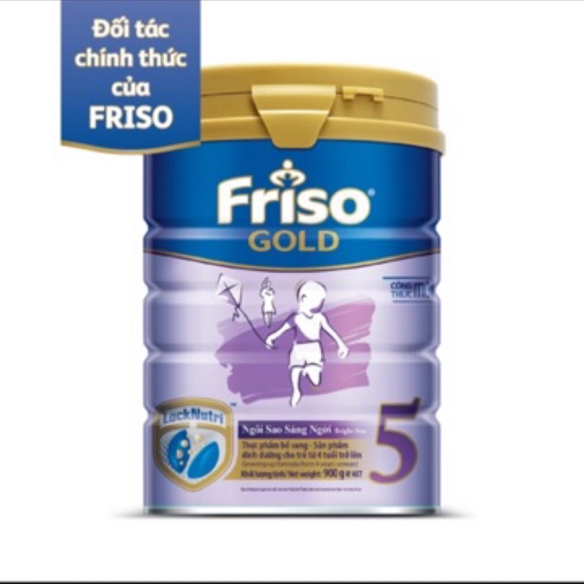 Sữa friso gold 5 loại 900 g date 1/2023