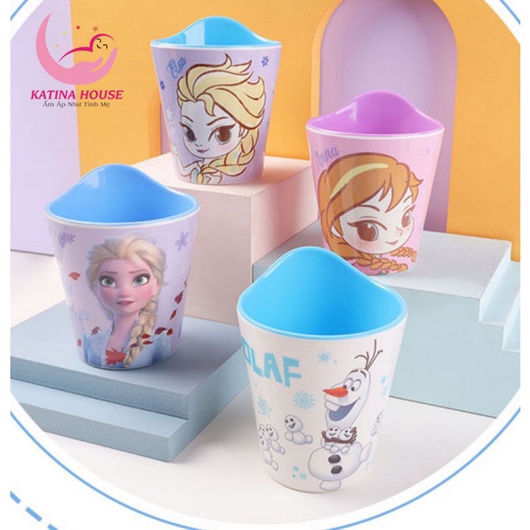 Ly uống nước cho bé thương hiệu Disney, chất liệu melamine 2 màu dày dặn, an toàn sử dụng