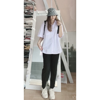 SƠ MI TRƠN TRẮNG TAY LỠ