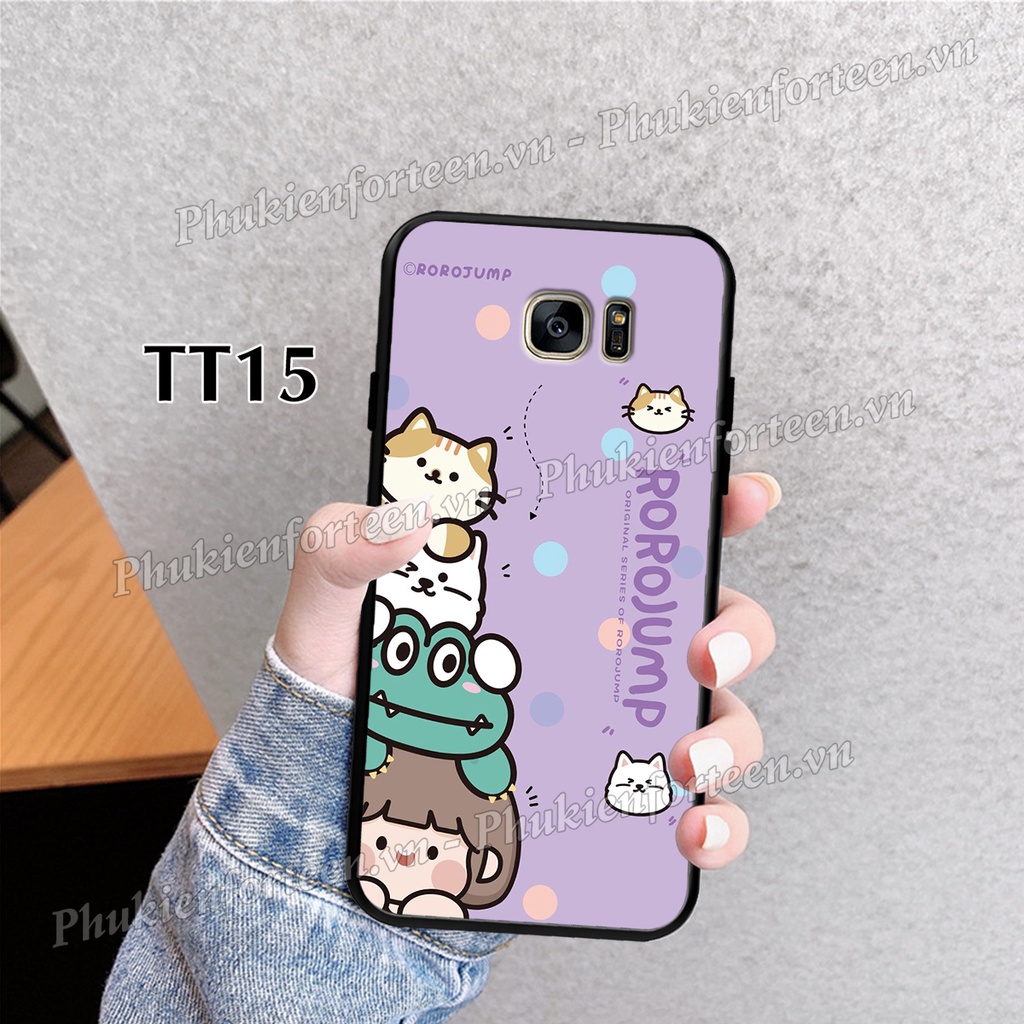 Ốp lưng Samsung Note 3/Note 4/Note 5 in hình Roro Jump đáng yêu, ngộ nghĩnh, ốp dành cho Samsung chống bẩn.