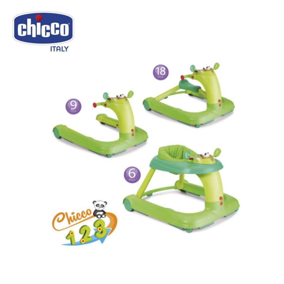 Chicco Xe tập đi ba bước 123 Chicco màu xanh lá