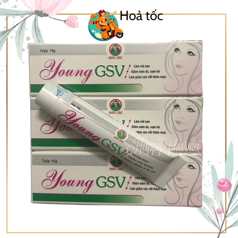 Young GSV - Mờ sẹo, giảm thâm 15g