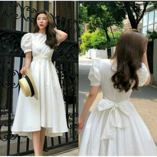 váy đuôi tôm buộc eo chéo