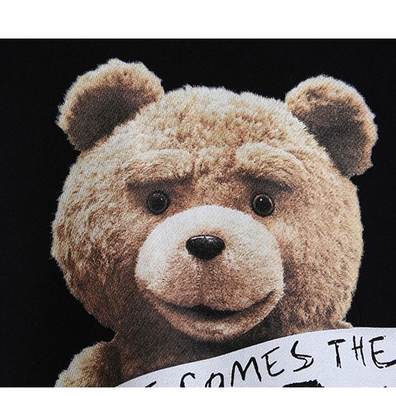 Áo Nỉ Cổ Tròn SWITER BEAR In 5D Siêu Nét Fom Rộng Dáng Thụng Phong Cách Trẻ Trung