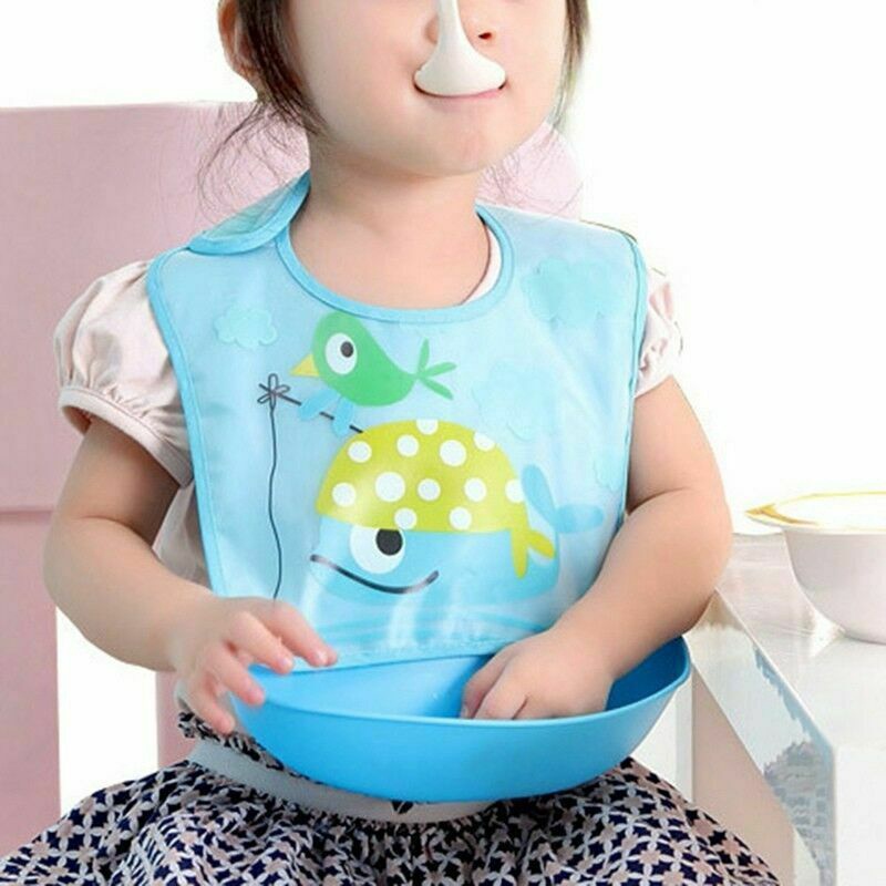 Yếm Ăn Bằng Silicone Chống Thấm Nước Cho Bé