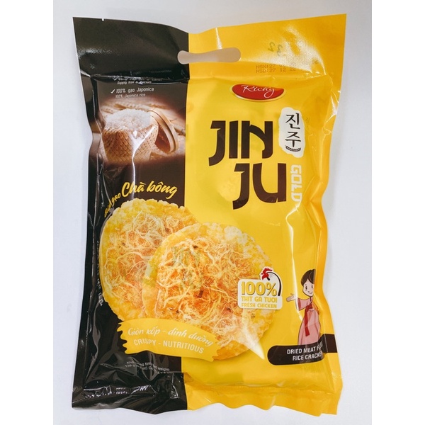 BÁNH GẠO CHÀ BÔNG RICHY JINJU GOLD 139G