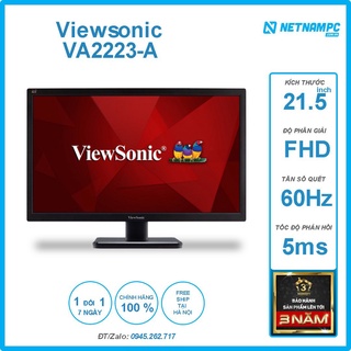 Màn hình Viewsonic VA2223A- Chính hãng, Bảo hành 36 tháng