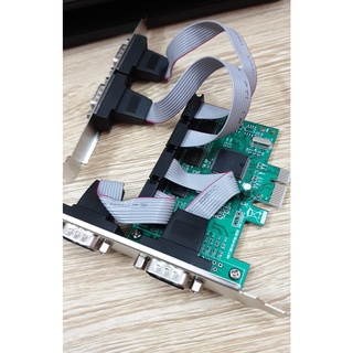 Card PCI E 1X sang 4 Com rs232