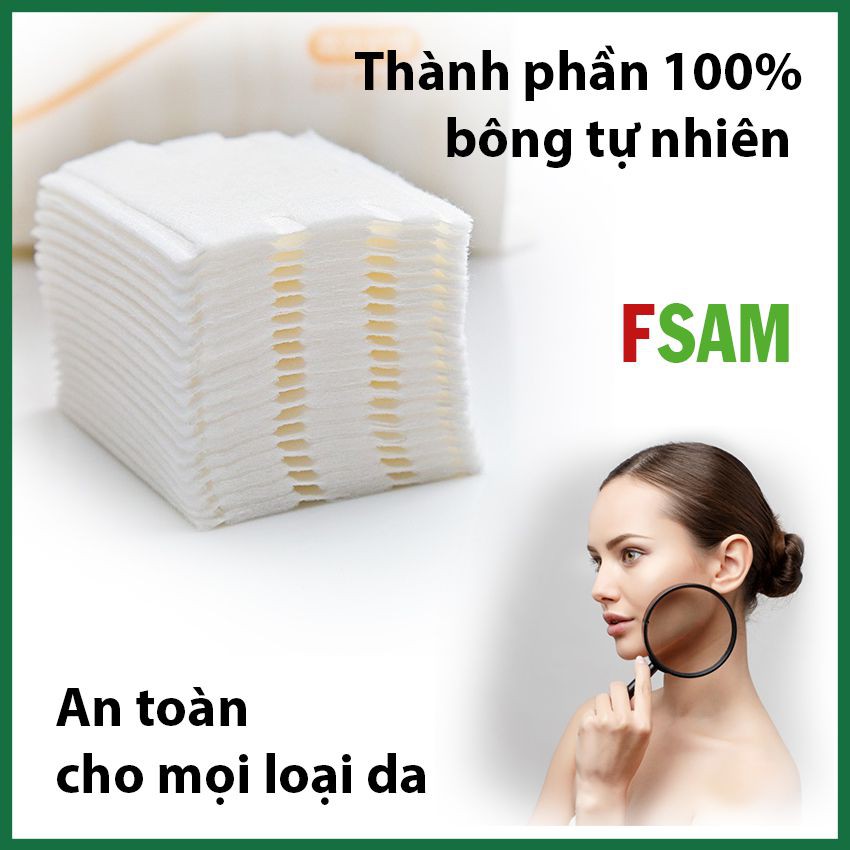 Bông Tẩy Trang Fm Cotton Pads 222 Miếng Chính Hãng