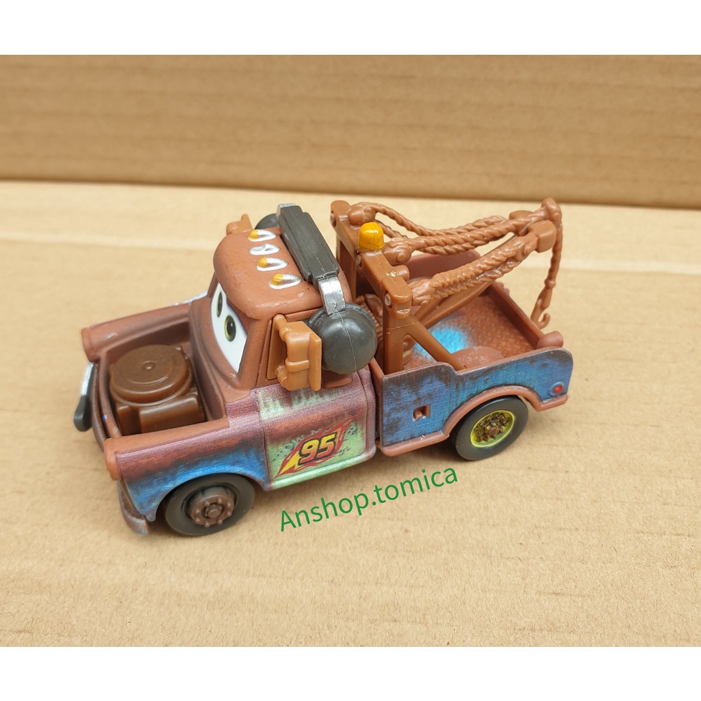 Mô hình xe hoạt hình Mc queen hàng Mattel No box