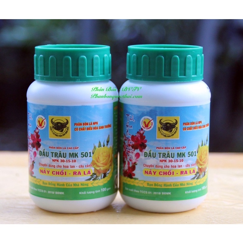 Bộ 6 Chai Phân Bón Lá Đầu Trâu cho tất cả giai đoạn, ra rễ, nảy chồi, mập thân, kích nụ, dưỡng hoa, hồi sức cây