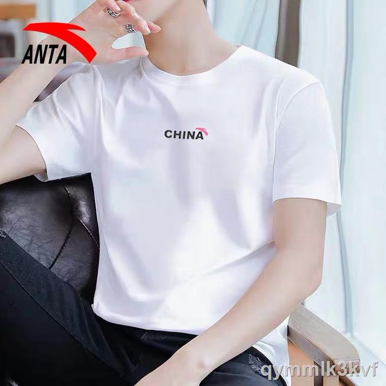 ◎Anta T-shirt nam ngắn tay mùa hè mới áo thun nhanh khô trang web chính thức của giới hàng đầu cửa đồ thể thao mỏ