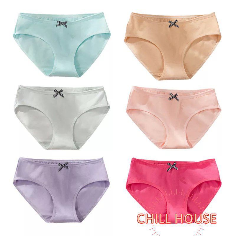 Quần Lót Cotton Phối Nơ Mềm Mại Mới 978 - CHILL HOUSE
