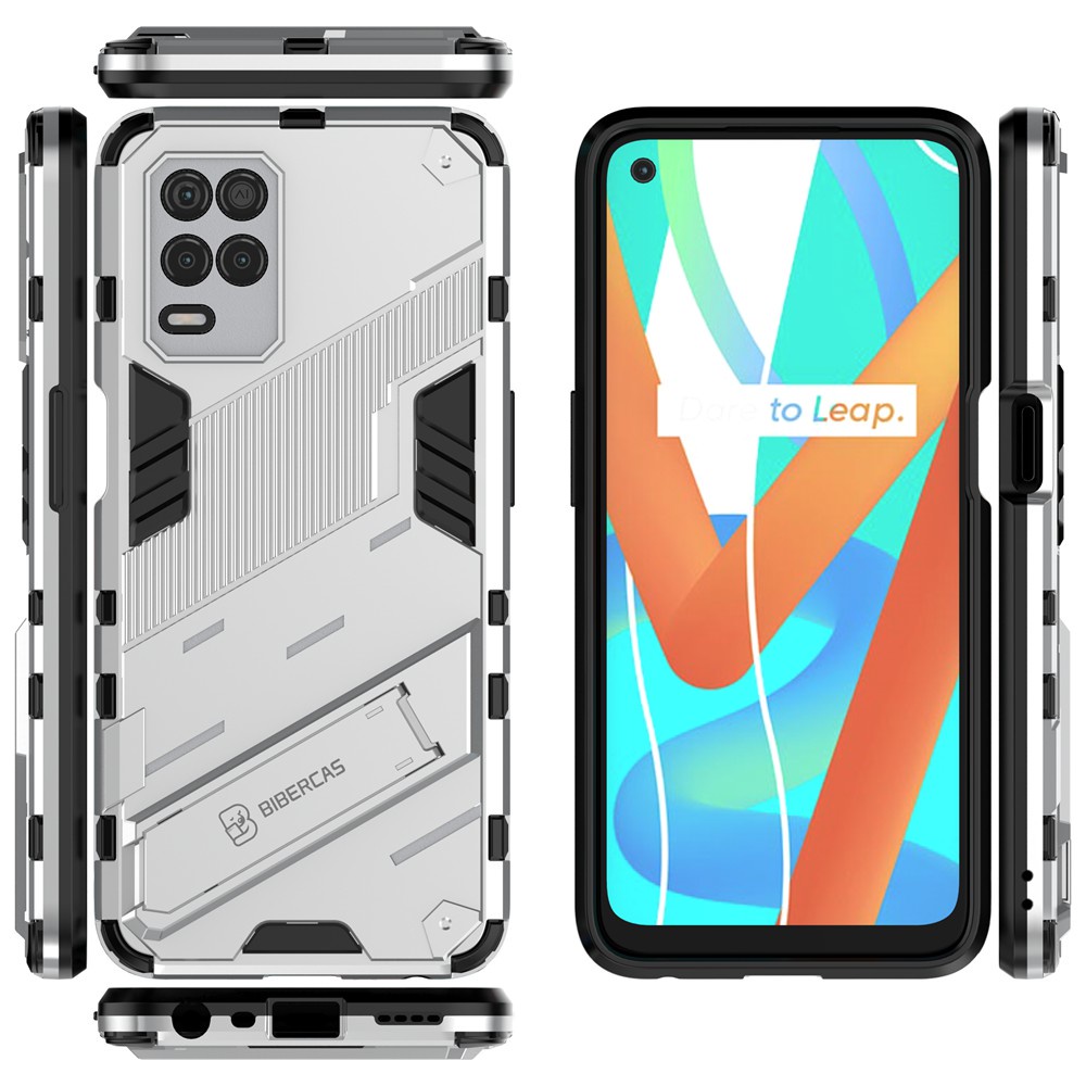Ốp Điện Thoại Viền Dẻo Kiểu Giáp Kèm Giá Đỡ Cho Oppo Realme 8 (4G) 8 Pro Realme 8 (5G) Realme K9 Q3 Q3 Pro Q3I V13 V15 Realme Gt Neo