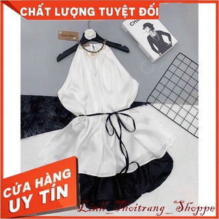 Sét bộ Áo yếm cột nơ eo kèm quần đùi dễ thương [FREE SHIP XTRA ]LS-42