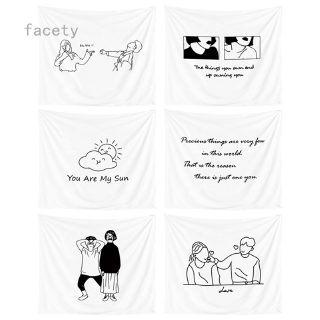 Vải treo tường xinh xắn trang trí phòng ngủ phong cách Bắc Âu