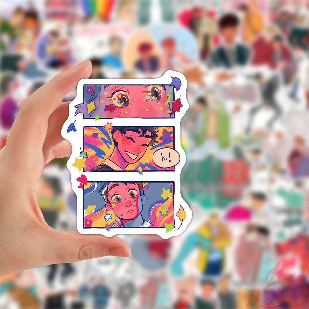50Pcs/Set ❉ Heartstopper Series 02 Stickers ❉ Waterproof DIY Fashion Decals Doodle Stickers