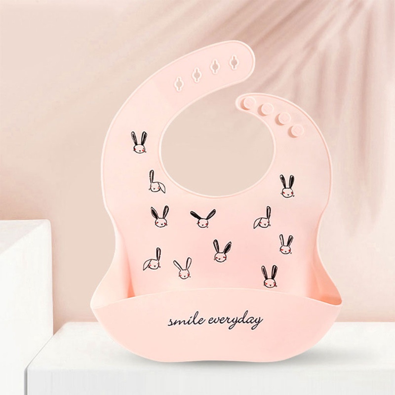 Yếm ăn bằng silicone chống thấm nước có thể tái sử dụng cho bé