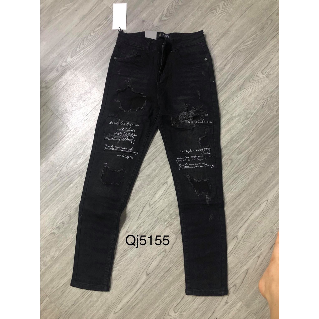 Quần jean nam cao cấp ZRA slimfit ôm co dãn hàng xuất khẩu bền màu không phai QJ5155 | BigBuy360 - bigbuy360.vn