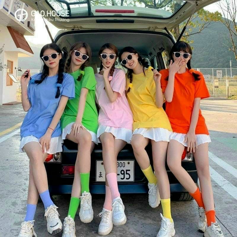 ÁO PHÔNG NHÓM NHIỀU MÀU SẮC, ÁO THUN TRƠN MÀU SẮC ĐỒNG PHỤC ĐI BIỂN ĐI DU LỊCH CHO HỘI NHÓM, ÁO TEAMBUILDING