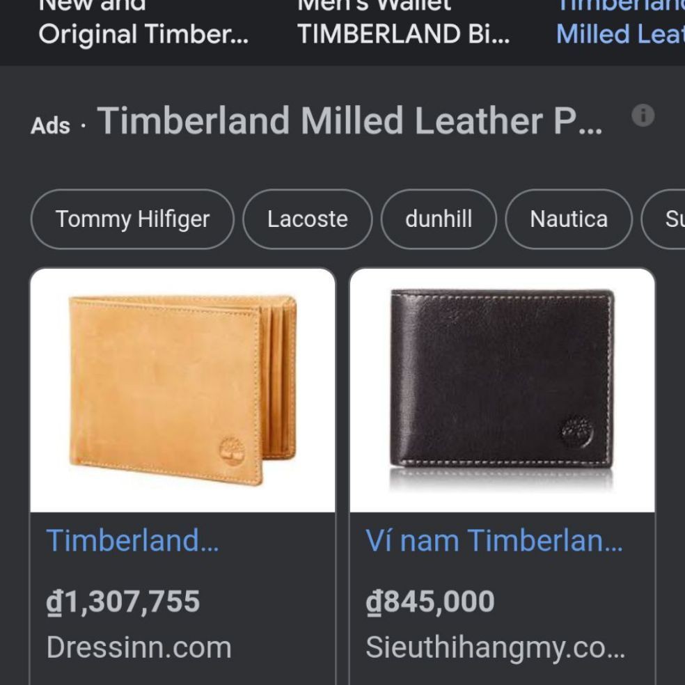 VÍ DA NAM HÀNG HIỆU TIMBERLAND - TAN LEATHER BIFOLD PASSCASE WALLET - D01387/02 NHẬP TRỰC TIẾP TỪ MỸ - MINH GA