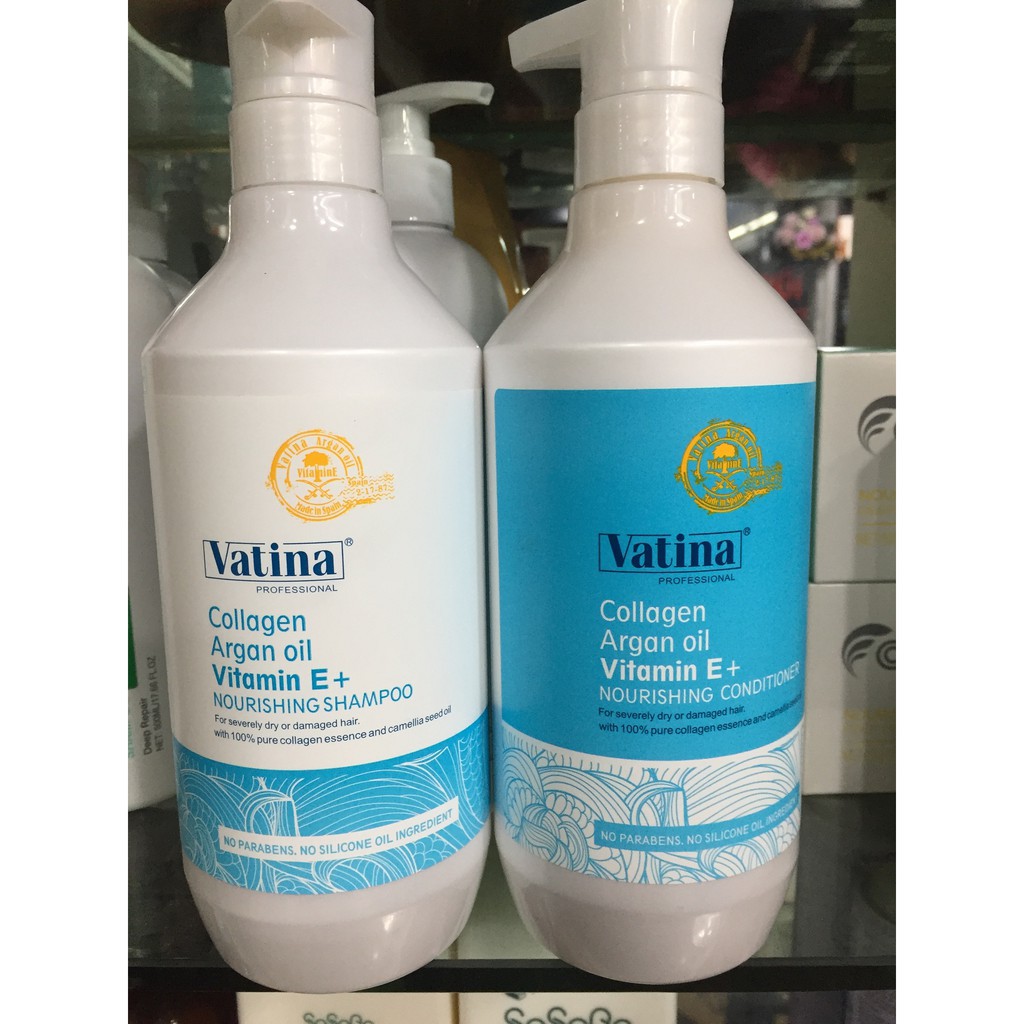 ✅[CHÍNH HÃNG]  Bộ Gội Xả  Vatina 800ml siêu tái tạo và phục hồi mái tóc 🛑Free Ship🛑