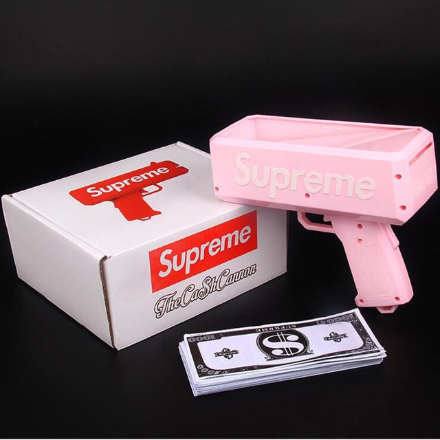 Súng bắn tiền Supreme đồ chơi giải trí