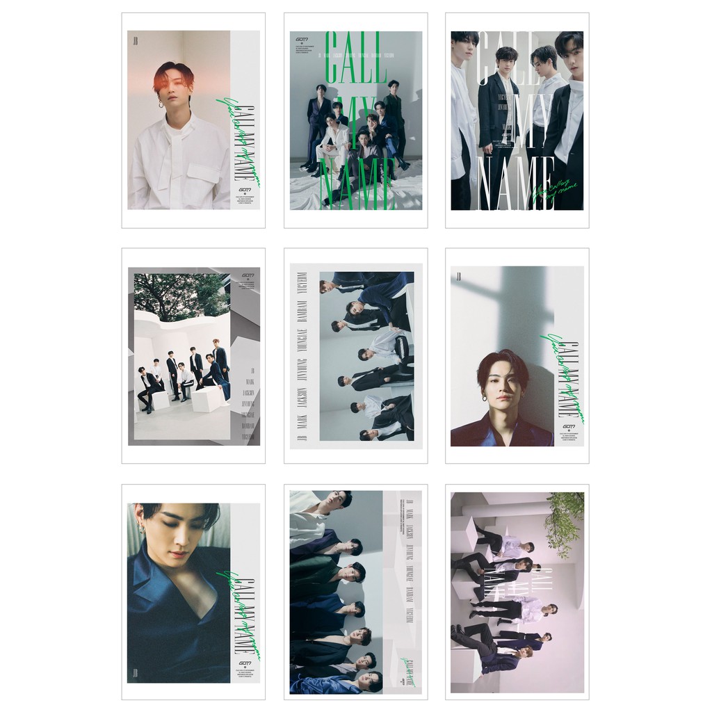 Lomo Card Ảnh GOT7 - CALL MY NAME ( 45 ảnh)