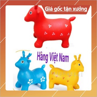 [Hàng Hót] [Mã TOYDEC giảm 10% tối đa 15K đơn từ 50K] Thú nhún bơm hơi hình con hươu cho bé loại to có nhạc