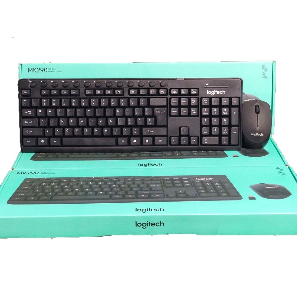 Combo Bàn Phím Và Chuột Không Dây Logitech Mk290