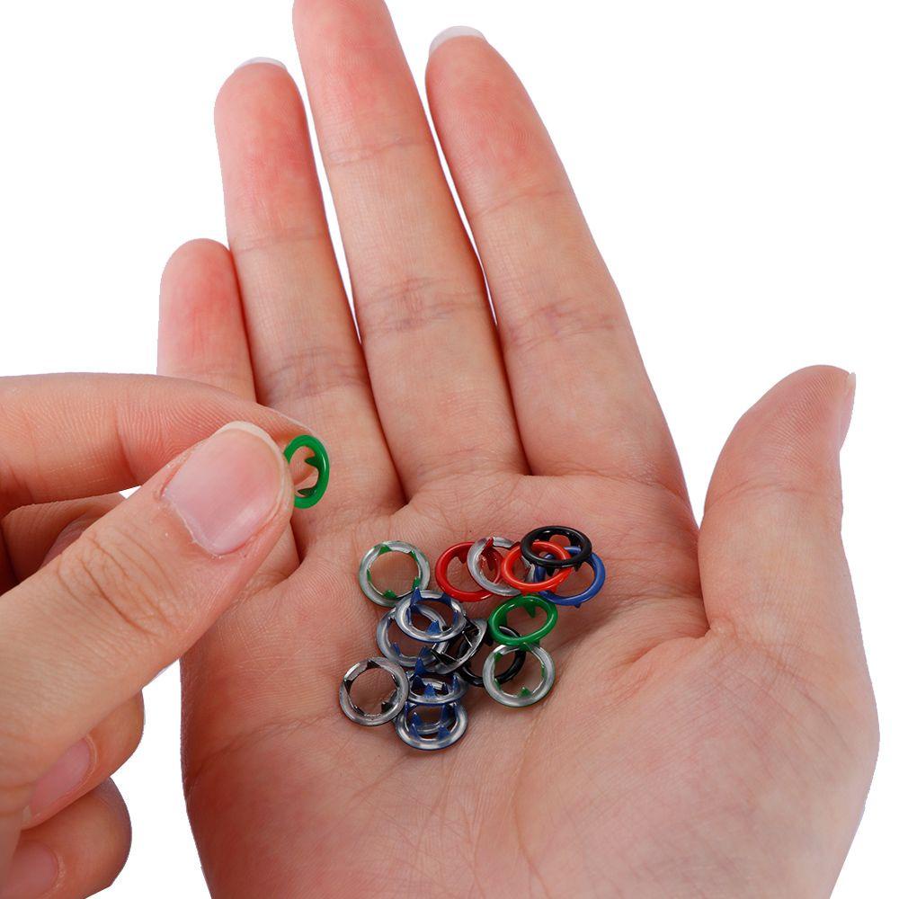 Set 10 Bộ 40 Nút Tròn Bằng Kim Loại Chuyên Dụng Cho May Vá