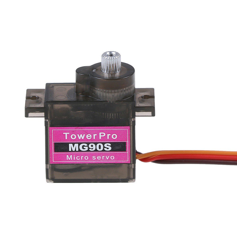 1 Động Cơ Servo Mg90S 4.8v Bằng Kim Loại Nhiều Màu Cho Xe Hơi / Trực Thăng Điều Khiển Từ Xa