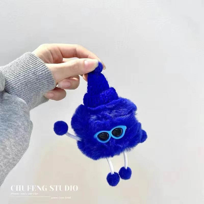 Vỏ Bảo Vệ Hộp Đựng Tai Nghe airpods 1 / 2 3 pro Kết Nối bluetooth Không Dây Bằng Vải Bông Hình briquette Đeo Kính Râm