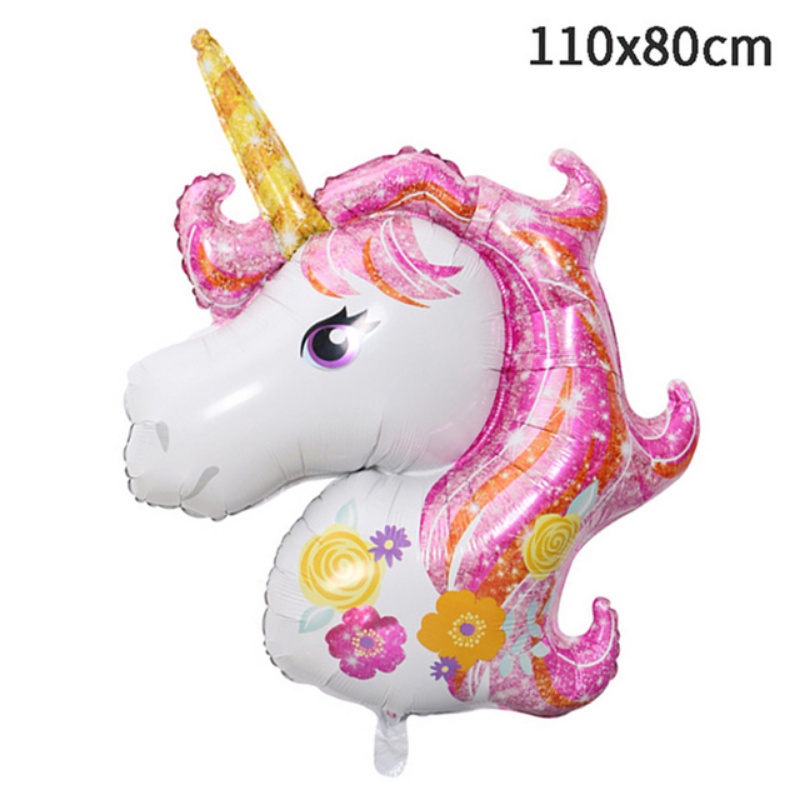 1 Set Bong Bóng Trang Trí Tiệc Sinh Nhật 1 Tuổi Hình Kỳ Lân