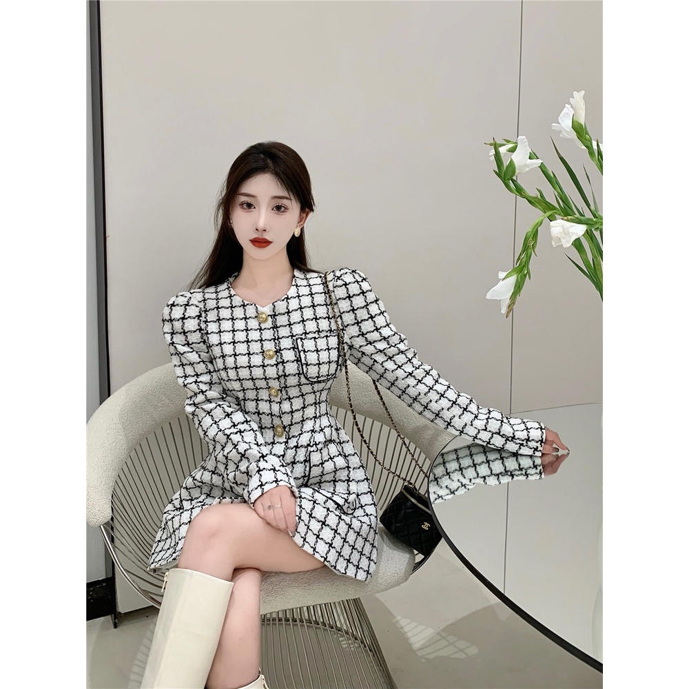 Đầm tay dài thu đông Emilyshop ulzzang