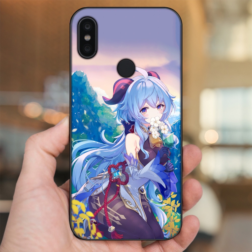 Ốp lưng Xiaomi Redmi S2 viền đen in hình Ganyu Genshin Impact