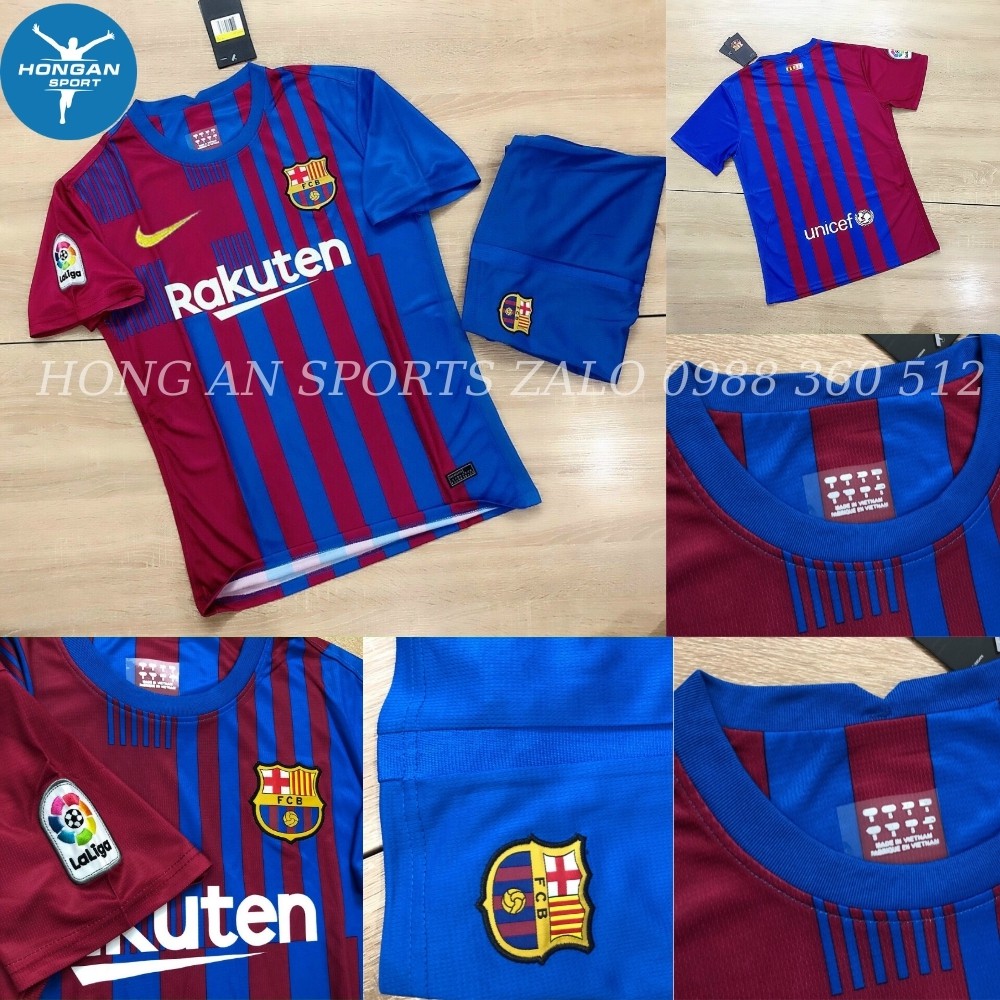 Vải Thai Ao Barca San Nha 2022 Bộ Quần Ao Barcelona Mua Giải 2021 2022 Vải Thai Cực Chất Shopee Việt Nam