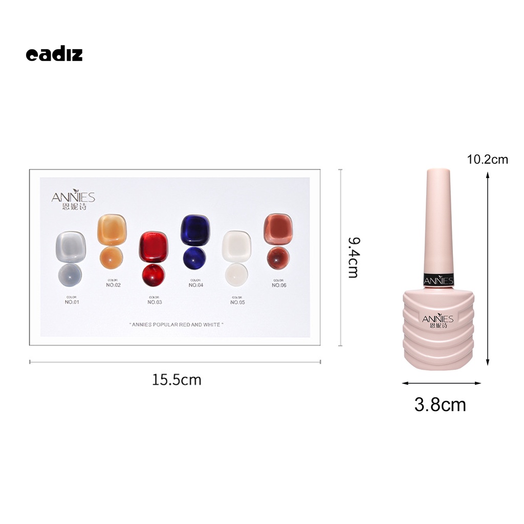 [Hàng mới về] Sơn móng tay gel uv không mùi màu trơn đơn giản thời trang dành cho nữ