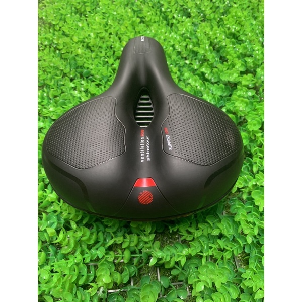 Yên xe đạp thể thao siêu êm mềm mại thoáng khí tích hợp phản quang, bọc yên xe đạp thể thao silicon Gel êm mông