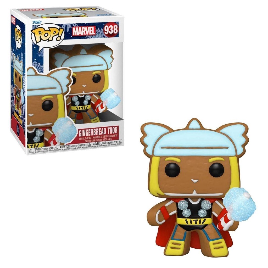 Mô hình Marvel Thor 10cm 938 Gingerbread Funko Pop Mô hình tĩnh Nhựa PVC CHÍNH HÃNG MỸ MVFKP06