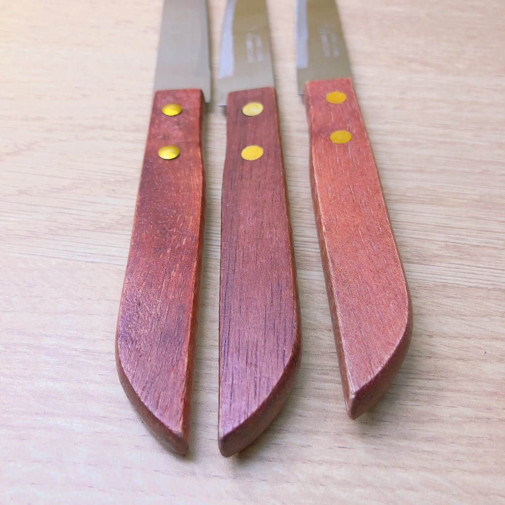 dao cán gỗ trung quốc đầu nhọn dùng gọt rau củ quả