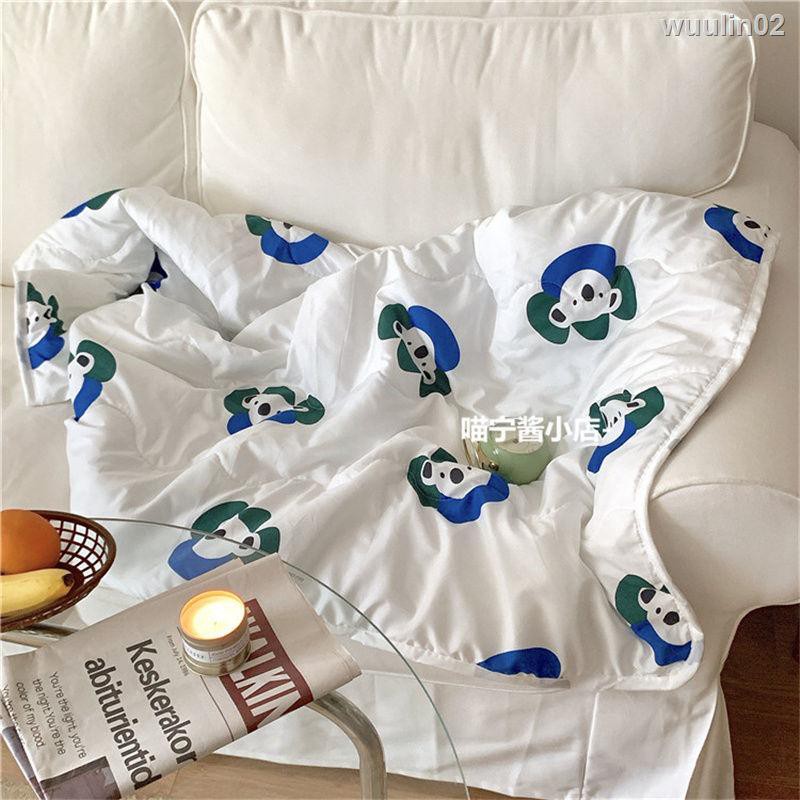 Chăn Cotton Điều Hòa Không Khí Phong Cách Hàn Quốc