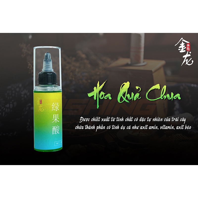 Bộ hương liệu câu Chép Kim Long - Hương liệu chuyên chép ( 6 chai)