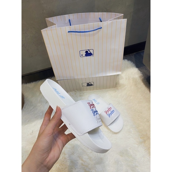 [Ảnh thật - Fullbox ] Dép 𝙈𝙇𝘽 logo thêu ba màu